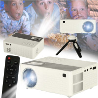 Dětský přenosný projektor LED TFT LCD 16:9 1920x1080 USB 20W - bílý