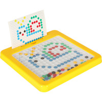 Magnetická tabule Montessori tečky - žlutá