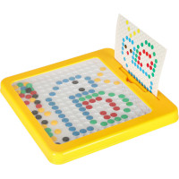 Magnetická tabule Montessori tečky - žlutá