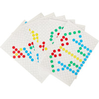 Magnetická tabule Montessori tečky - žlutá