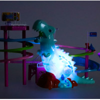 Závodní dráha Dinosaur se zvuky a světly