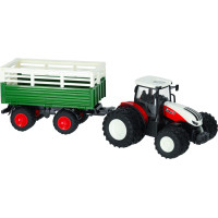 RC dálkově ovládaný zemědělský traktor s přívěsem 2.4G 3.7V 500mAh