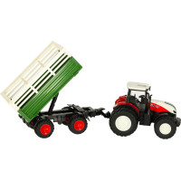 RC dálkově ovládaný zemědělský traktor s přívěsem 2.4G 3.7V 500mAh