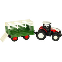RC dálkově ovládaný zemědělský traktor s přívěsem 2.4G 3.7V 500mAh