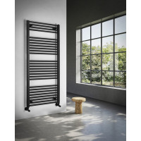 Aqualine DIRECT otopné těleso s bočním připojením 600x1320mm, černá mat ILR36B