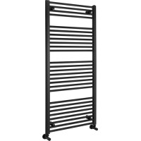 Aqualine DIRECT otopné těleso s bočním připojením 600x1320mm, černá mat ILR36B