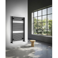 Aqualine DIRECT otopné těleso s bočním připojením 600x960mm, černá mat ILR96B