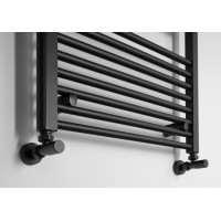 Aqualine DIRECT otopné těleso s bočním připojením 600x960mm, černá mat ILR96B