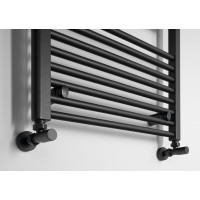 Aqualine DIRECT otopné těleso s bočním připojením 600x1680mm, černá mat ILR66B