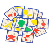 Geoboard - dřevěná motorická hra s gumičkami
