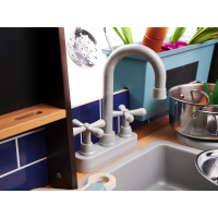 Dětská dřevěná kuchyňka LOFT XXL s příslušenstvím 96 cm