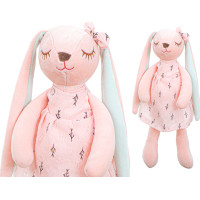 Plyšový králík 35 cm - růžový