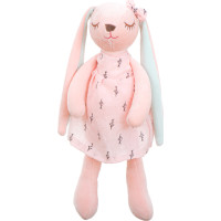 Plyšový králík 35 cm - růžový