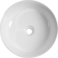 Sapho ALETTE keramické umyvadlo na desku, vysoké, Ø 41cm, bílá AR459