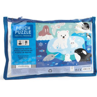 Mudpuppy Puzzle v taštičce Lední přátelé 12 dílků