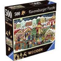 RAVENSBURGER Dřevěné puzzle Kouzlo Vánoc 500 dílků
