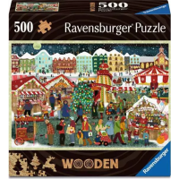 RAVENSBURGER Dřevěné puzzle Kouzlo Vánoc 500 dílků