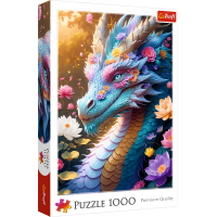 TREFL Puzzle Barevný drak 1000 dílků