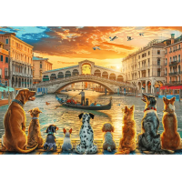 TREFL Puzzle Psi v Benátkách 1000 dílků