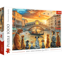 TREFL Puzzle Psi v Benátkách 1000 dílků