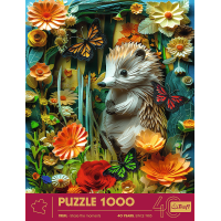 TREFL Puzzle Paper Art: Ježek 1000 dílků