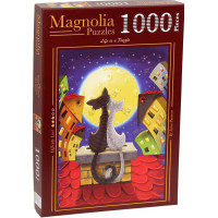 MAGNOLIA Puzzle Kočky na střeše 1000 dílků