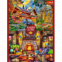 TREFL Puzzle Výlet do hor 2x500 dílků