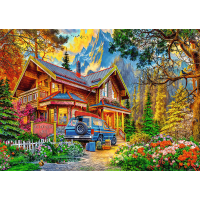 TREFL Puzzle Výlet do hor 2x500 dílků