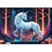 TREFL Puzzle Mystický jednorožec 1000 dílků