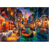 RAVENSBURGER Puzzle Noční Benátky 1000 dílků