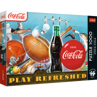 TREFL Puzzle Premium Plus Coca-Cola: Hraj osvěžený 1000 dílků
