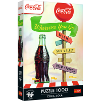 TREFL Puzzle Premium Plus Coca-Cola: Kamkoli jdeš 1000 dílků