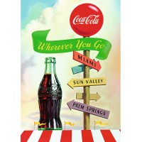 TREFL Puzzle Premium Plus Coca-Cola: Kamkoli jdeš 1000 dílků