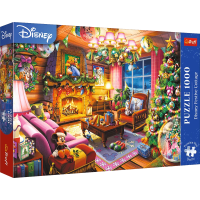 TREFL Puzzle Premium Plus Disney: Vánoční chaloupka 1000 dílků