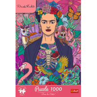 TREFL Puzzle Premium Plus Frida Kahlo: Rozkvetlá duše 1000 dílků
