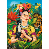 TREFL Puzzle Premium Plus Portrét Fridy Kahlo 1000 dílků