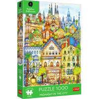 TREFL Puzzle Premium Plus Půlnoc v Barceloně 1000 dílků