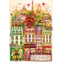 TREFL Puzzle Premium Plus Půlnoc v Pařízi 1000 dílků