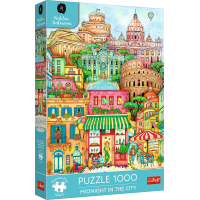 TREFL Puzzle Premium Plus Půlnoc v Římě 1000 dílků