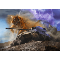 TREFL Puzzle Premium Plus World of Tanks: Tiger II 1000 dílků
