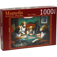 MAGNOLIA Puzzle Psi hrající poker 1000 dílků