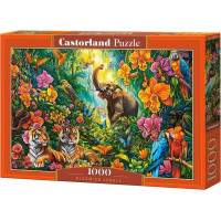 CASTORLAND Puzzle Rozkvetlá džungle 1000 dílků