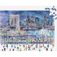 GALISON Puzzle Sněhová bouře nad New Yorkem 1000 dílků