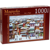 MAGNOLIA Puzzle Sníh ve starém Tbilisi 1000 dílků
