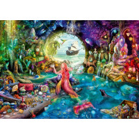 RAVENSBURGER Puzzle Tajemný poklad mořské panny 1000 dílků
