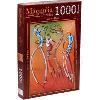 MAGNOLIA Puzzle Tančicí afričané 1000 dílků