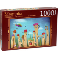 MAGNOLIA Puzzle Tančící město 1000 dílků