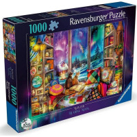 RAVENSBURGER Puzzle Únik do magického světa 1000 dílků