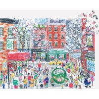 GALISON Puzzle Vánoce v Greenwich Village 1000 dílků