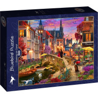 BLUEBIRD Puzzle Večer nad kanálem 500 dílků